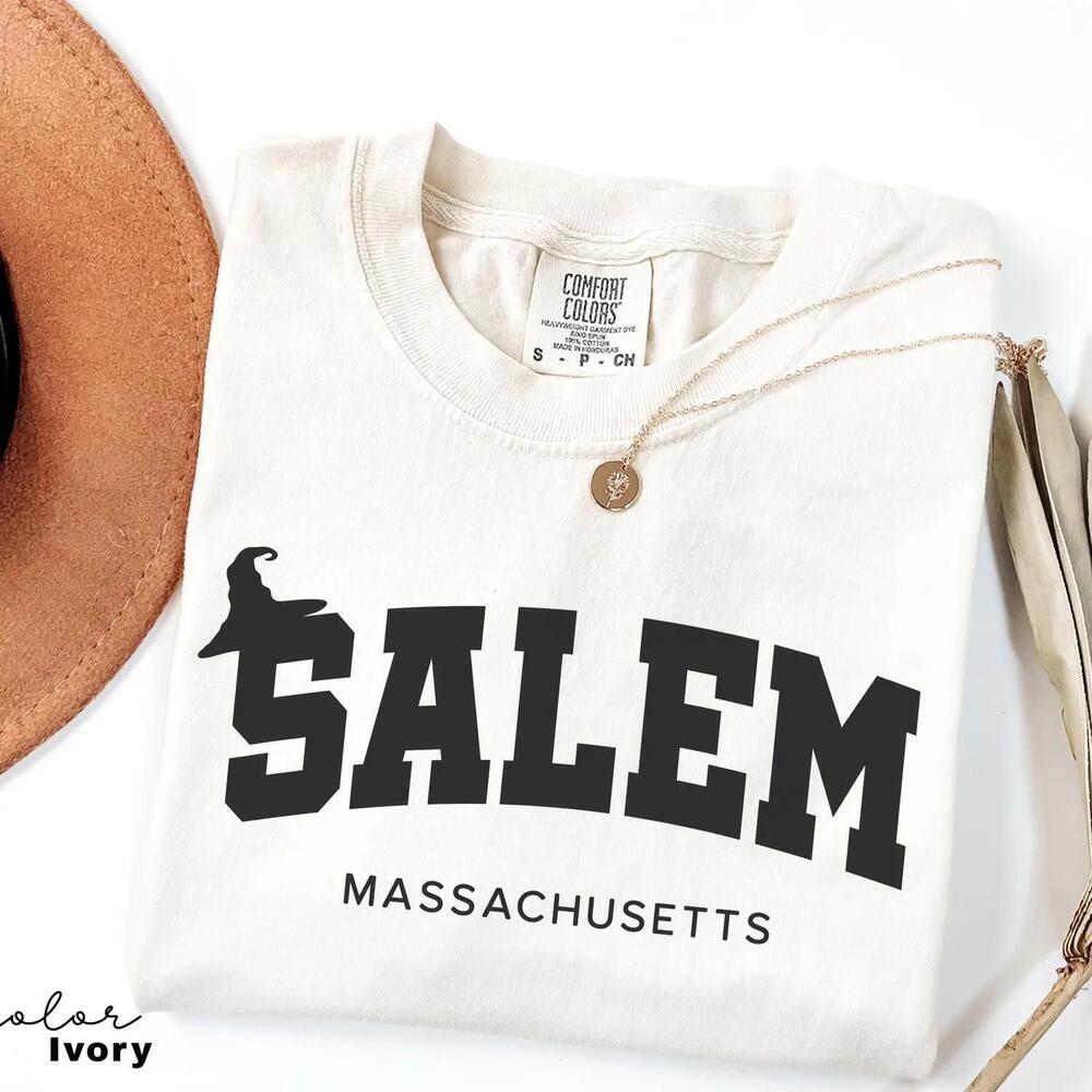 Salem Witch Halloween Shirt, S Salem Massachusetts Shirt, Salem Witch